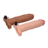 Pleasure X-Tender Vibrating Penis Sleeve Flesh 3 Inch